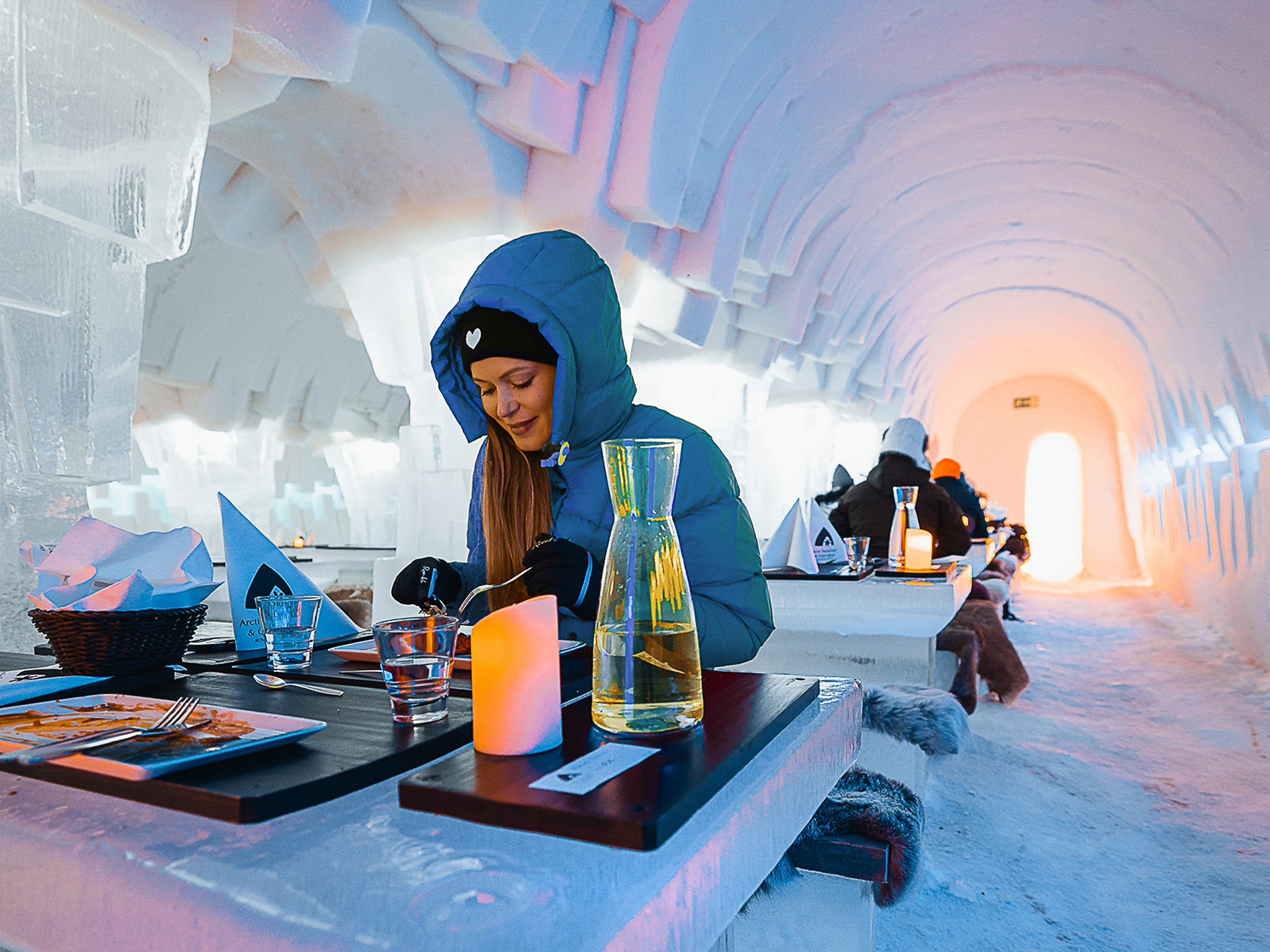 Ice Restaurant - Arctic SnowHotel & Glass Igloos