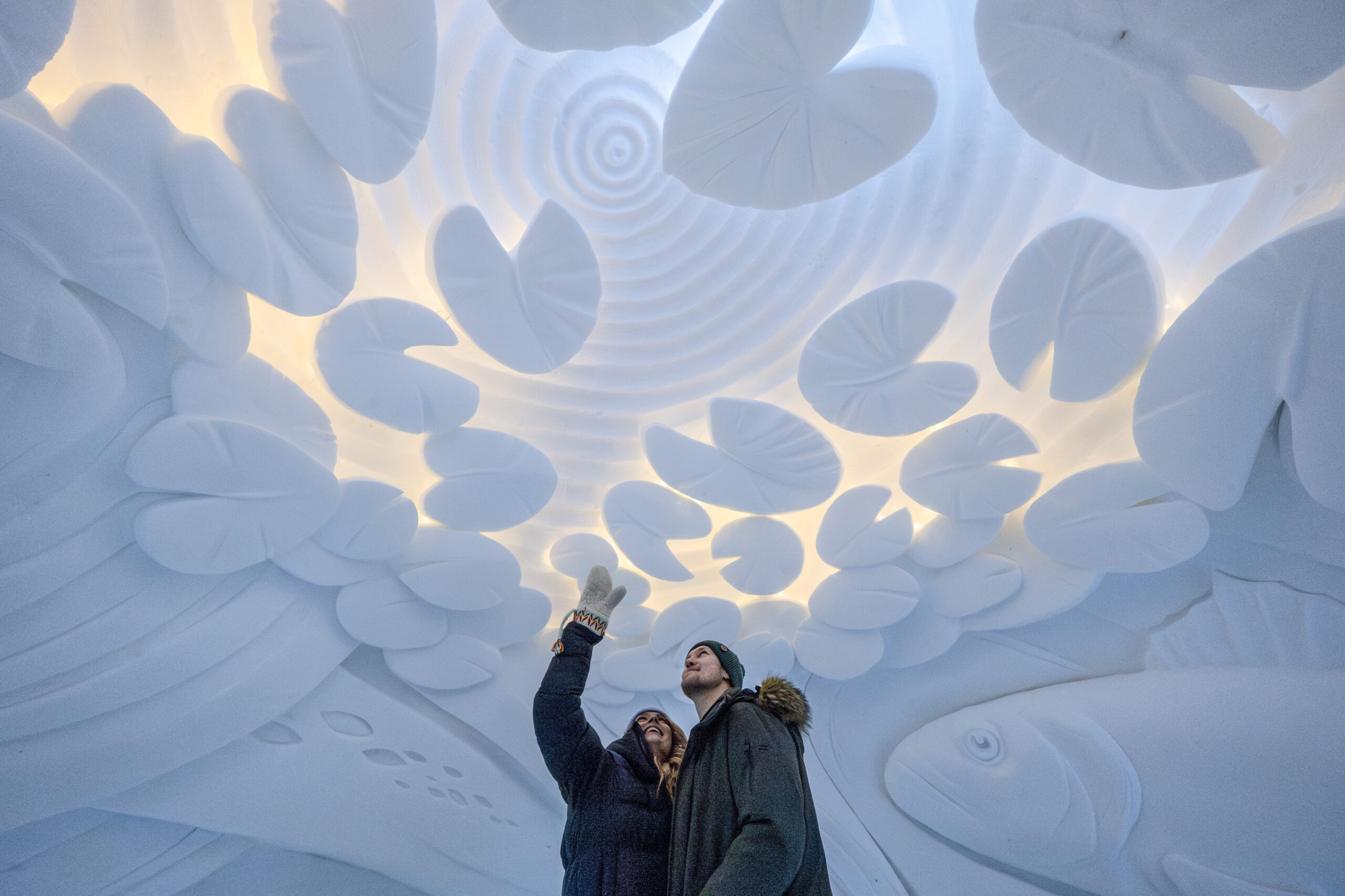 Visitors - Snow hotel 2024 - Arctic SnowHotel & Glass Igloos-31